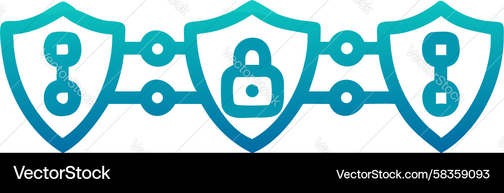 Secure Network Padlocks Vector Image
