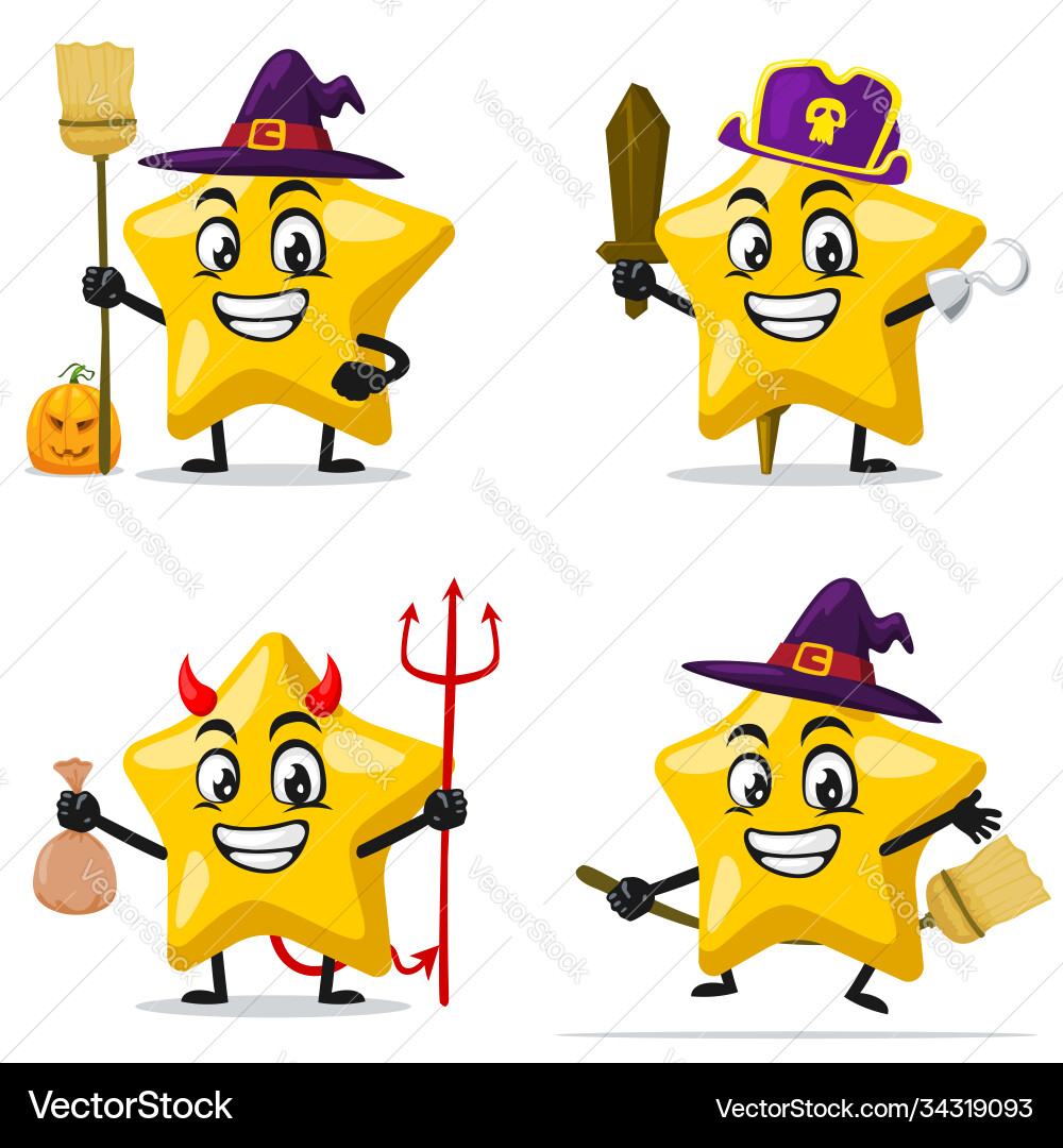 Star Maskottchen oder Charakter Star Maskottchen oder Charakter vektorbild