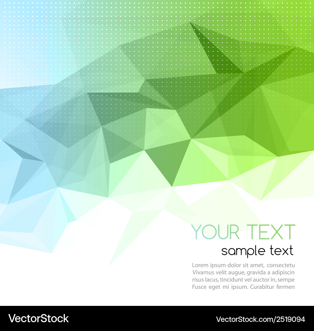 Abstract geometric background with triangle vector image