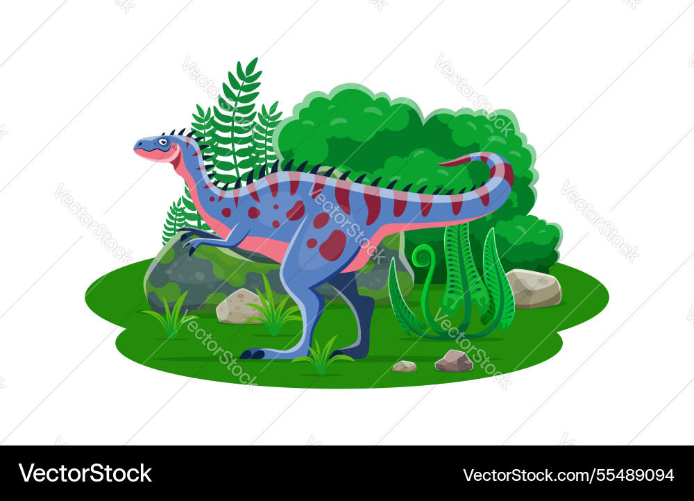 Alectrosaurus prehistoric dinosaur character Alectrosaurus prehistoric dinosaur character vector image