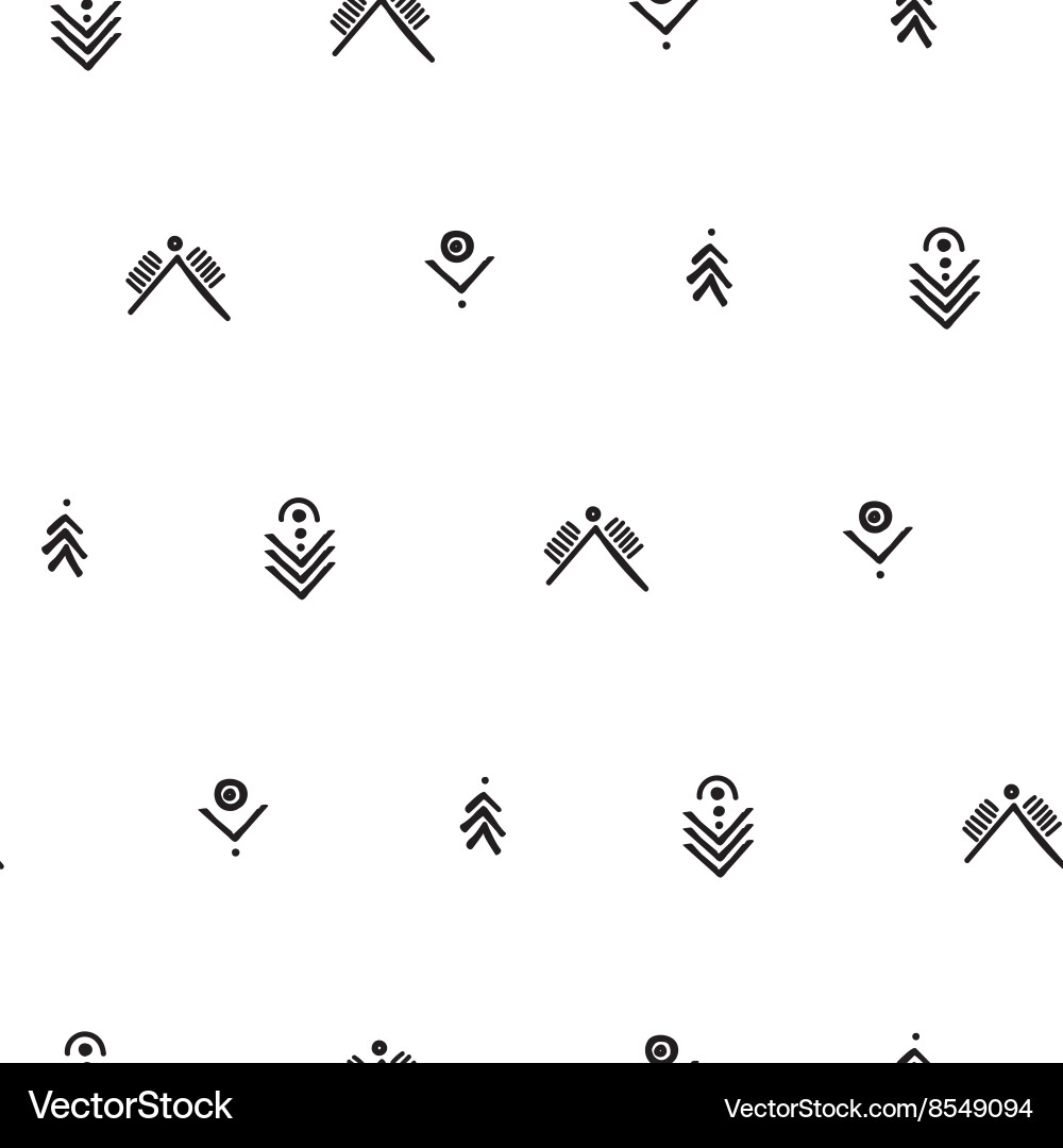 Aztec Hawaiian Pattern Vector Image