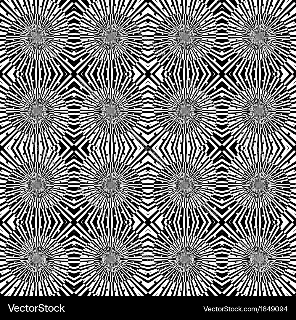 Design seamless monochrome wave pattern Vector Image