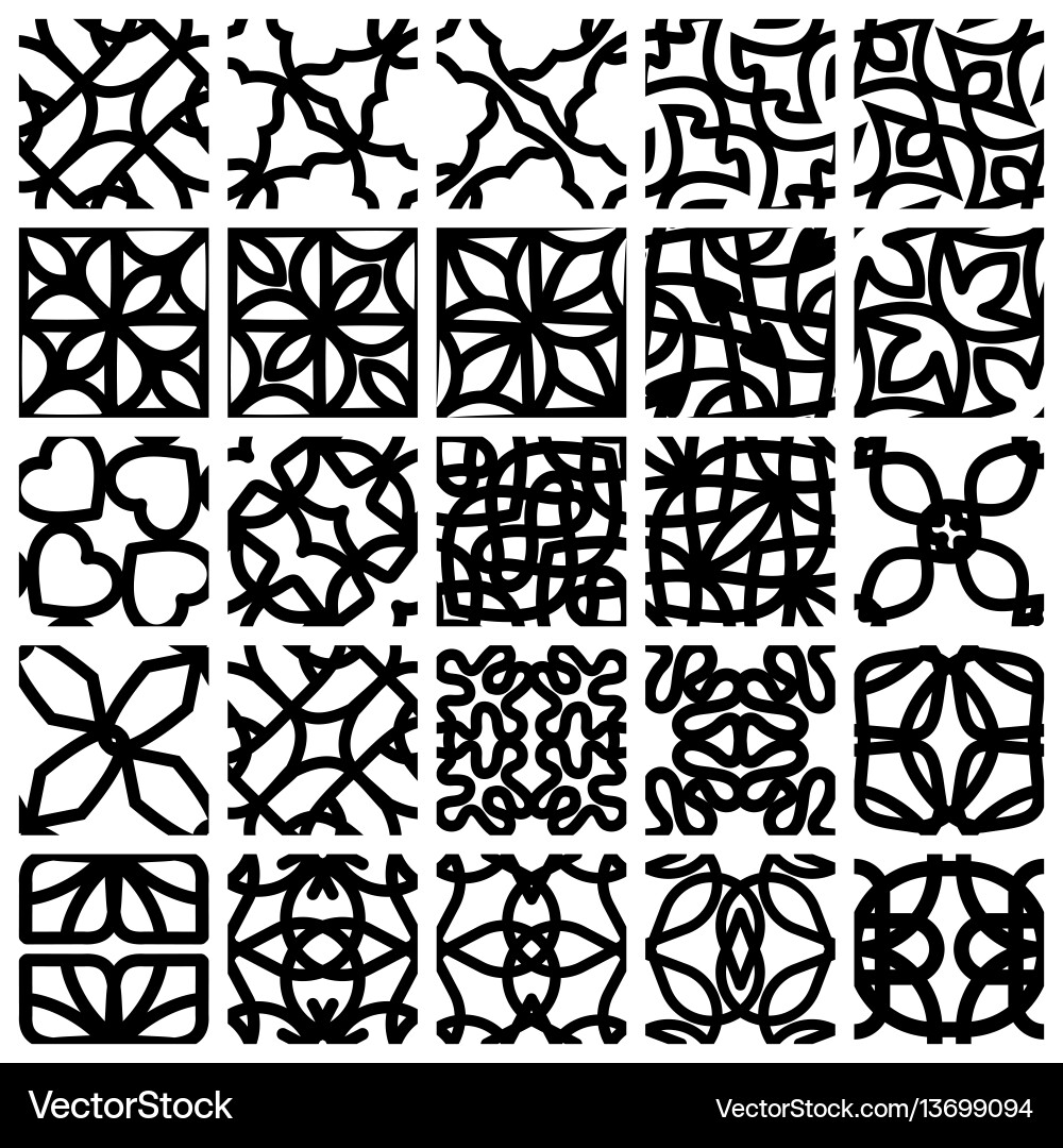 Geometric Abstract Patterns vector image