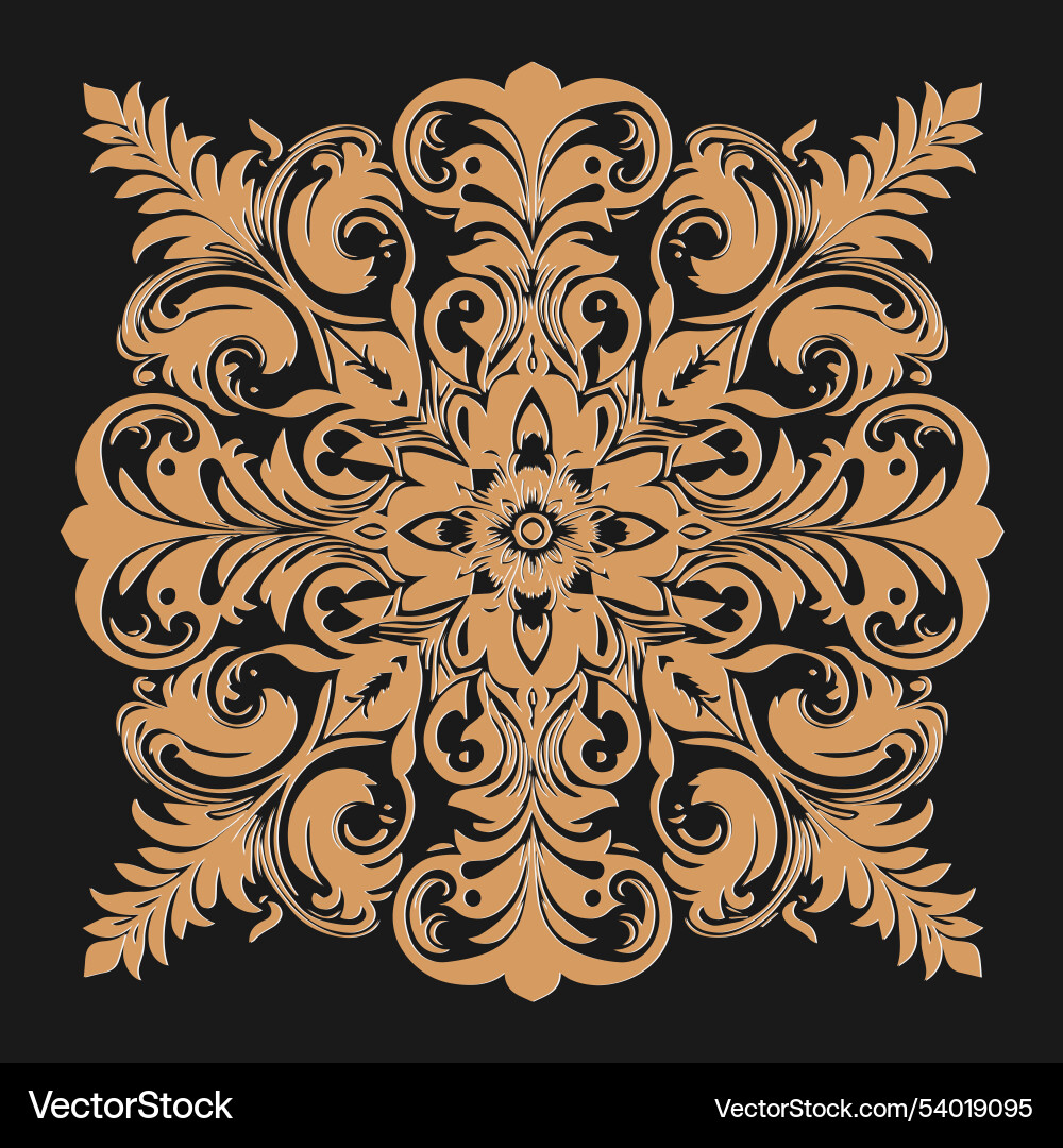 Flower pattern design background Vector Image