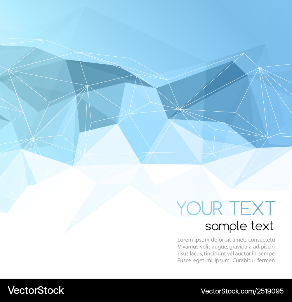 Geometric Triangle Background vector image