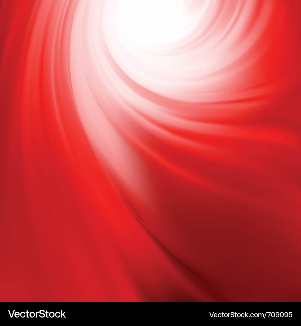 Red Swirl Abstract Background Vector Image