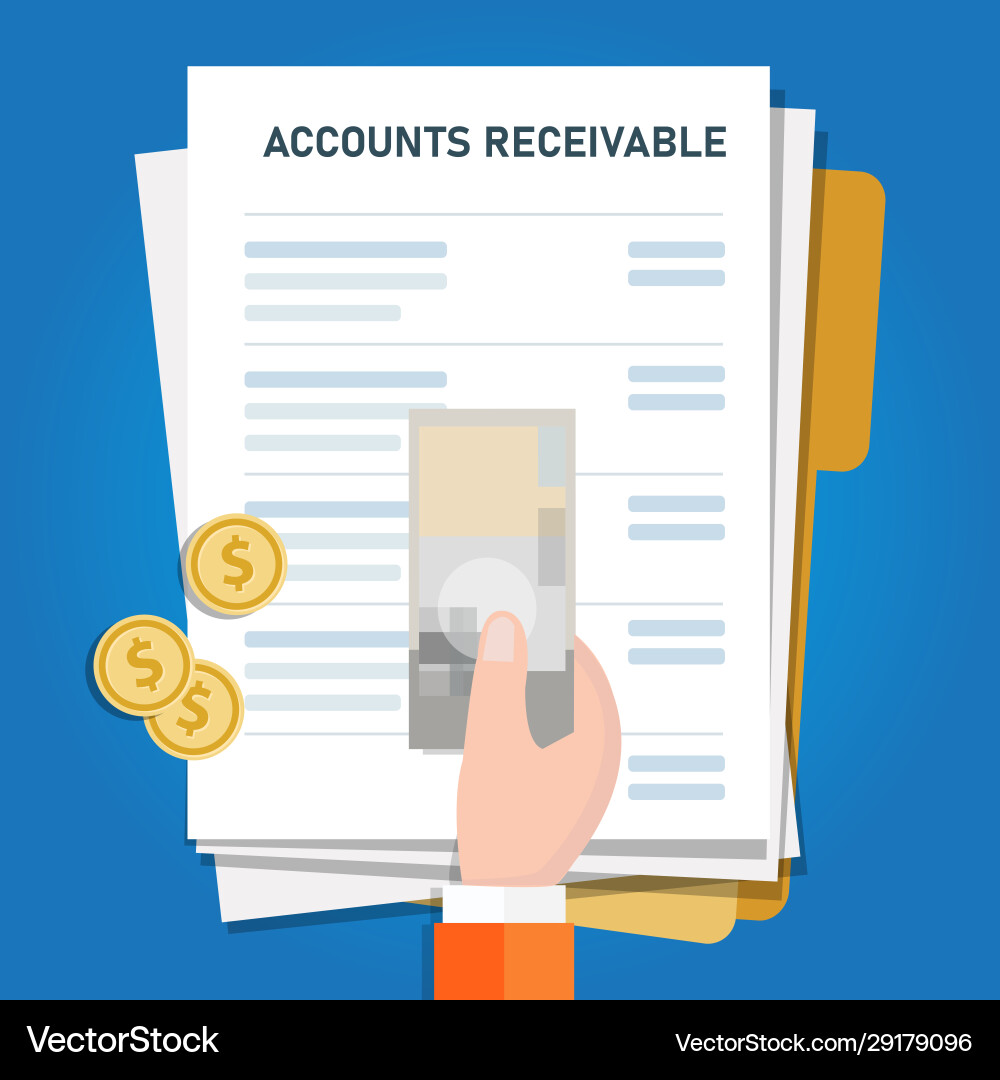 Accounts receivable Vector Images \u0026 Graphics for Commercial Use |  VectorStock, image size:1000x1080