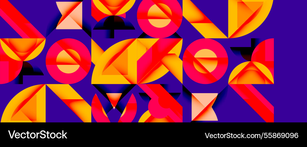 Circles squares lines abstract background Circles squares lines abstract background Vector Image