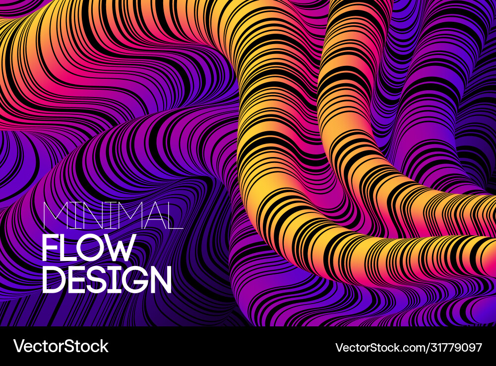 Modern abstract design background rainbow flow Modern abstract design background rainbow flow vector image
