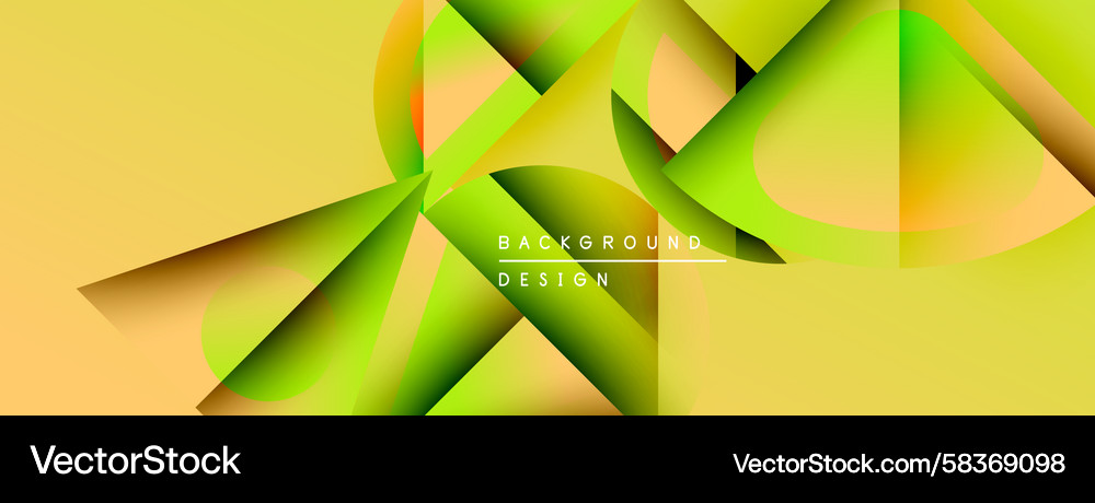 Dynamic Geometric Gradient Background Vector Image