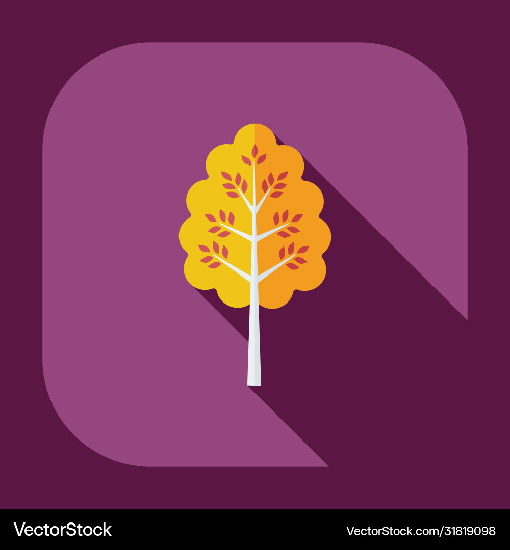 Flat modern design with shadow icons tree Flat modern design with shadow icons tree Vector Image
