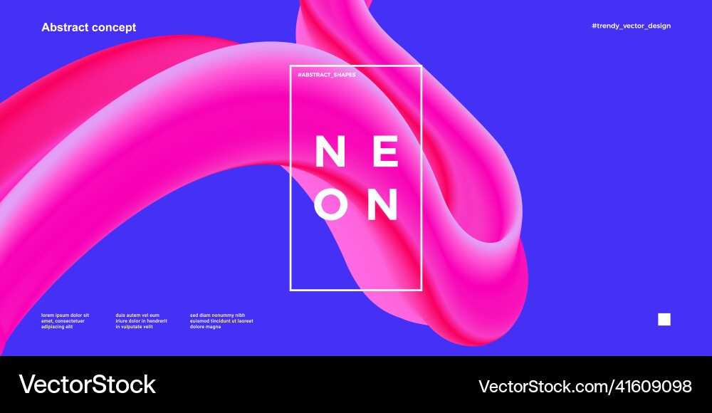 Fluid Liquid Gradient Shapes vector image