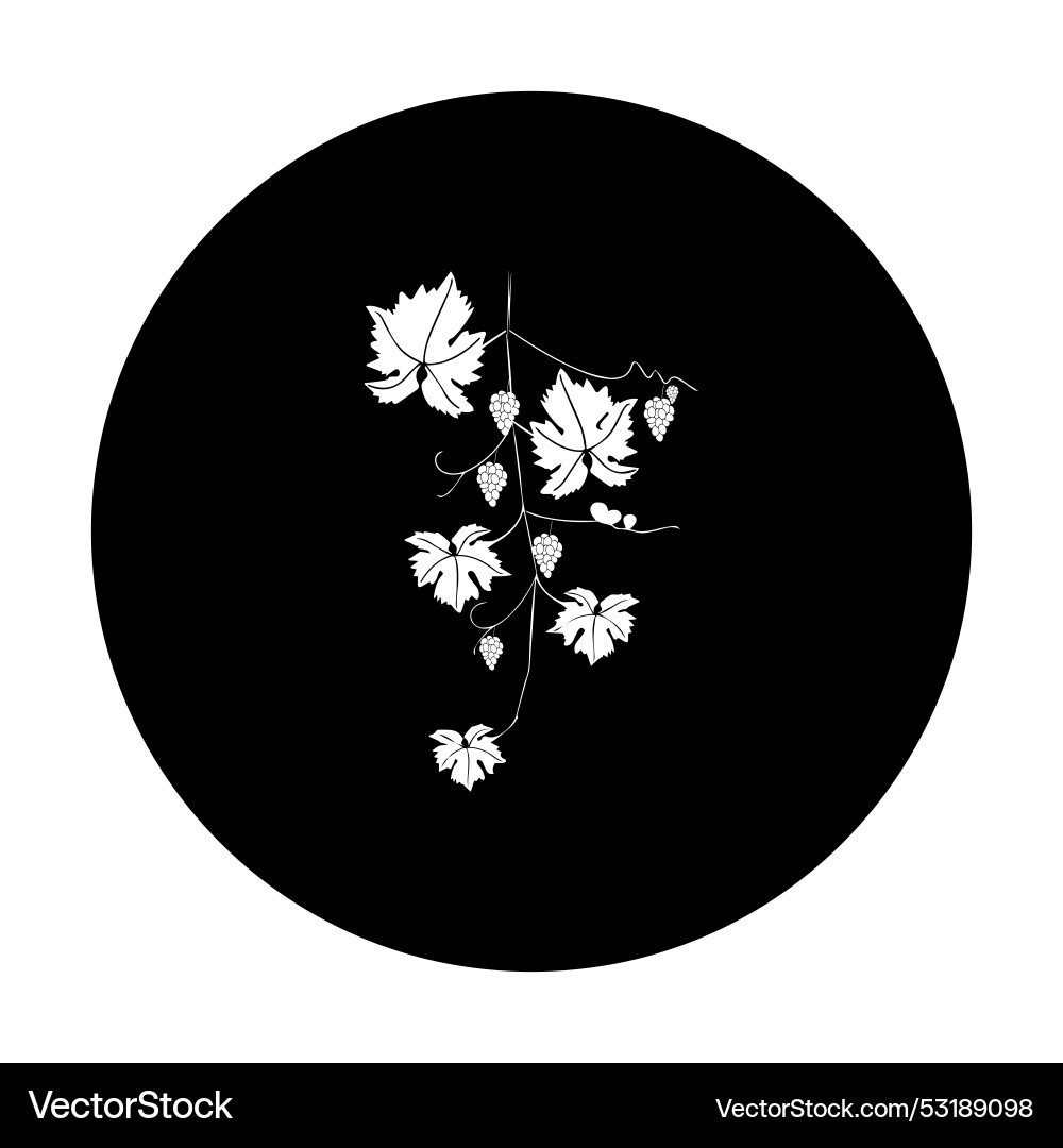Grape tree icon Grape tree icon vector image