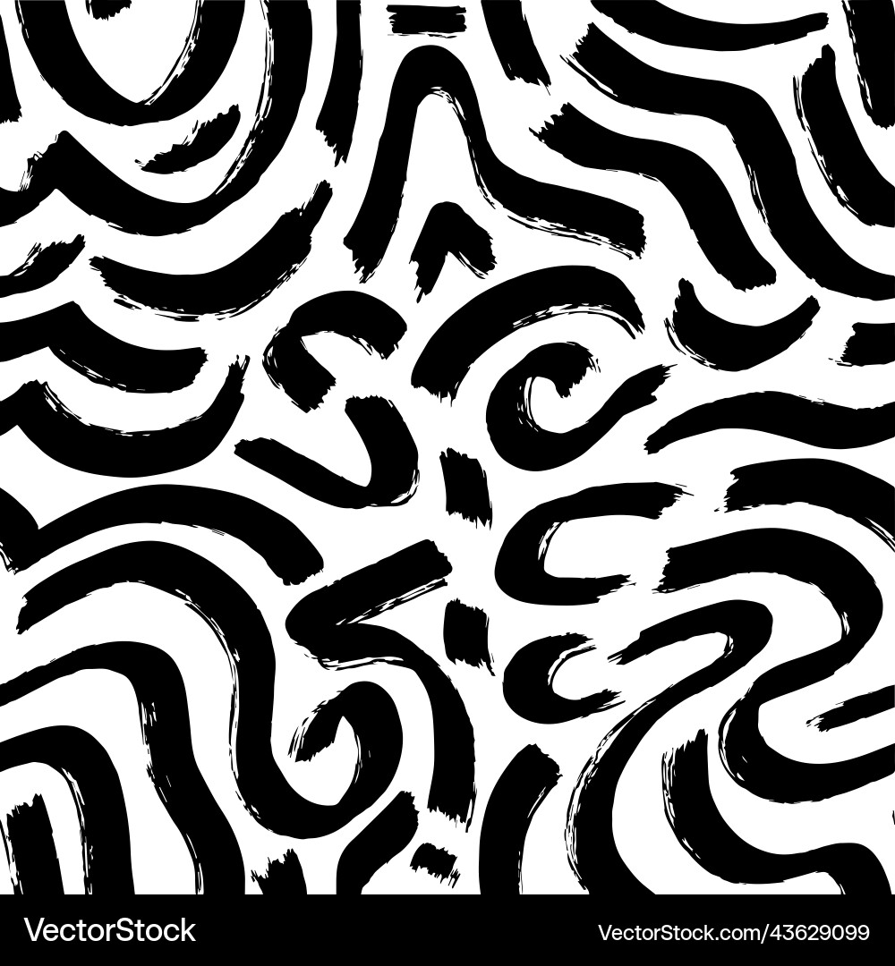 Abstract artistic seamless pattern background vector image