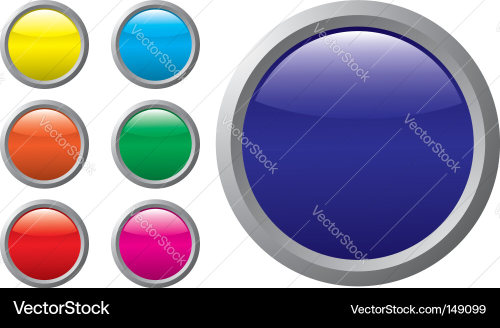 Buttons Vector Image