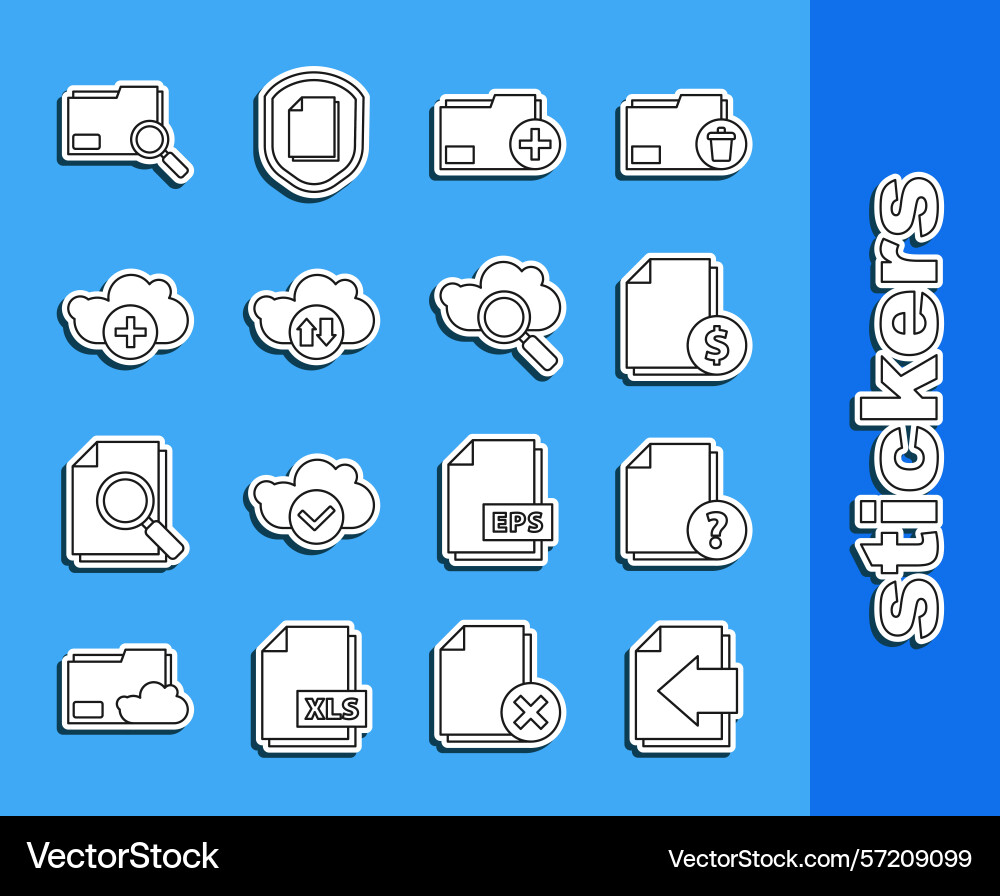 Set line next page arrow unknown document finance Set line next page arrow unknown document finance vector image