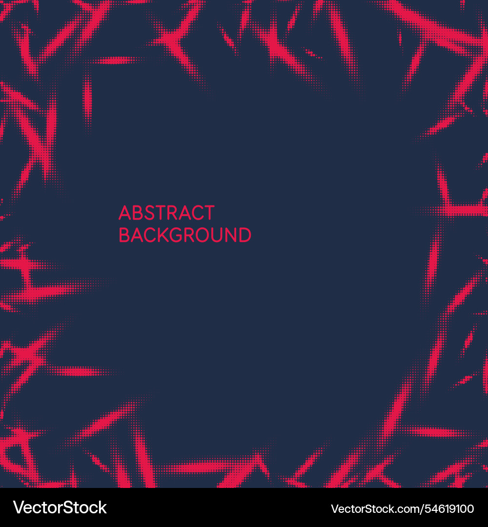 Abstract background with lines and dots in red Abstract background with lines and dots in red vector image