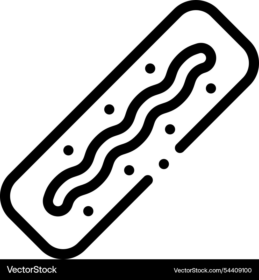 Krypton icon thin linear style design isolated Krypton icon thin linear style design isolated vector image