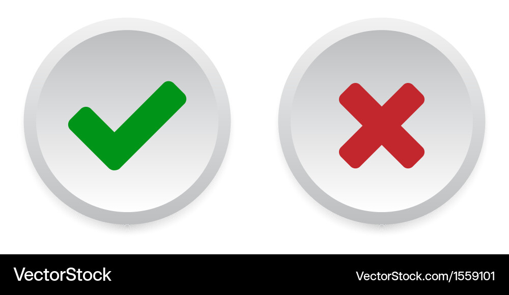 Validation Icons vector image