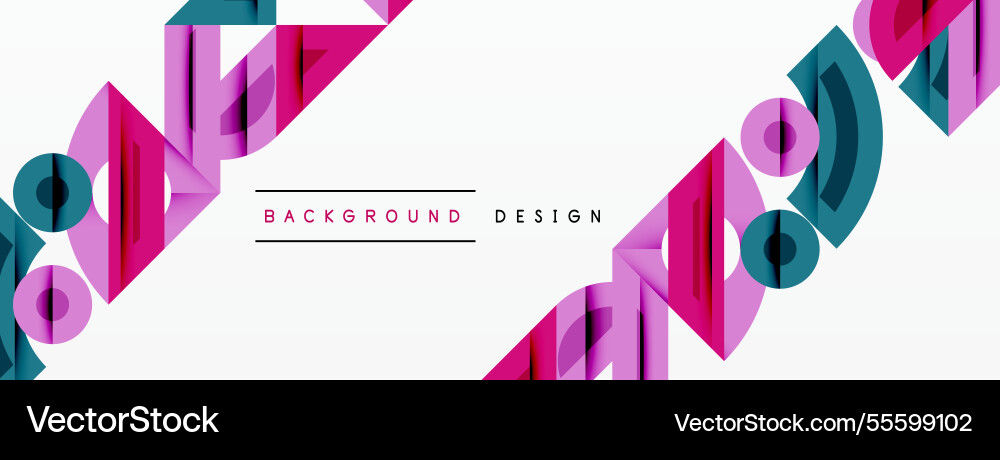 Abstract geometric background with shapes Abstract geometric background with shapes Vector Image