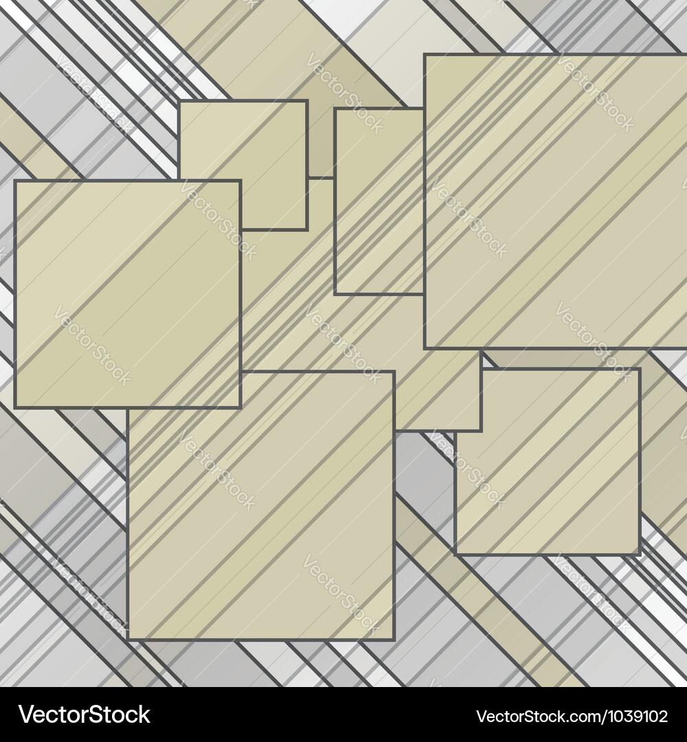 Abstract lines squares Vector Image