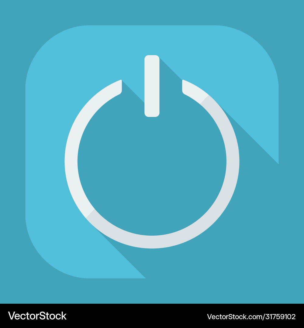 Flat modern design with shadow icon player Flat modern design with shadow icon player vector image