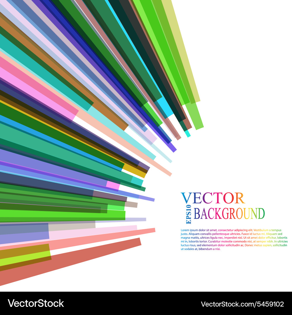 Moving colorful abstract background vector image