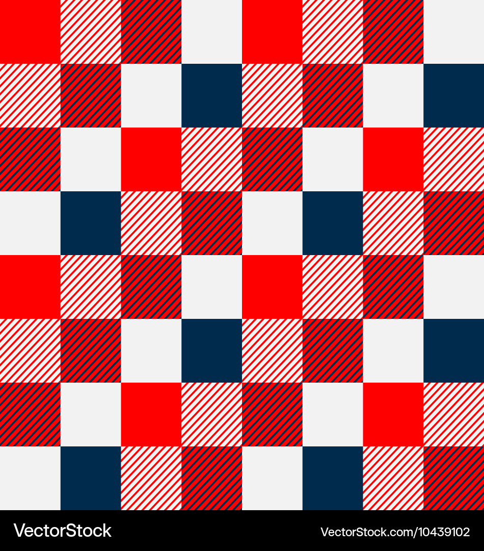 Red and White Diagonal Stripes Pattern vector image