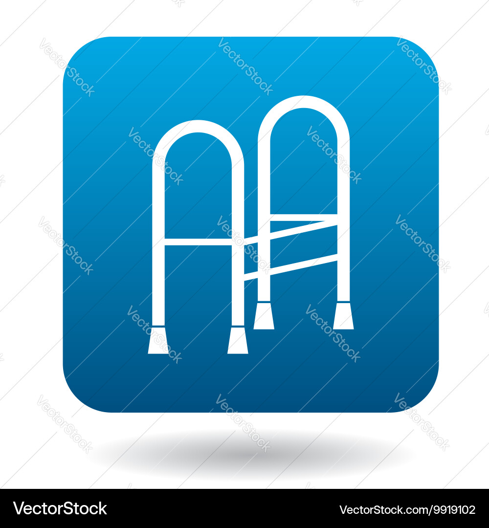 Walker icon in simple style Vector Image