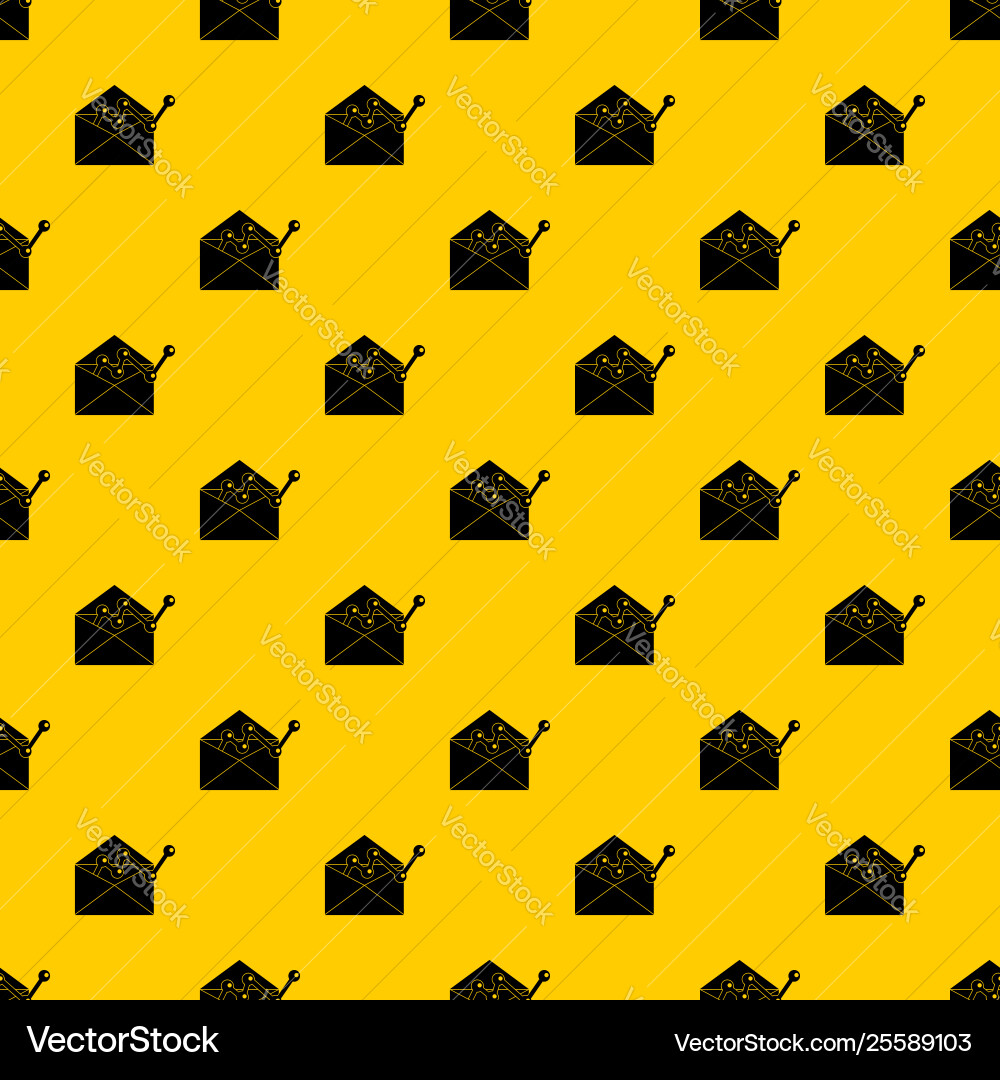 Envellope with graph pattern Envellope with graph pattern vector image