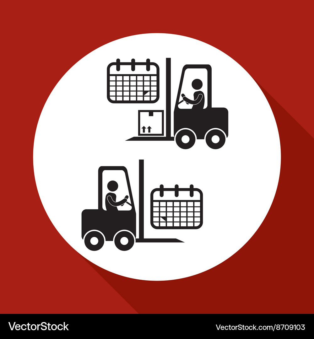 Logistic design shipping and delivery conception Vector Image