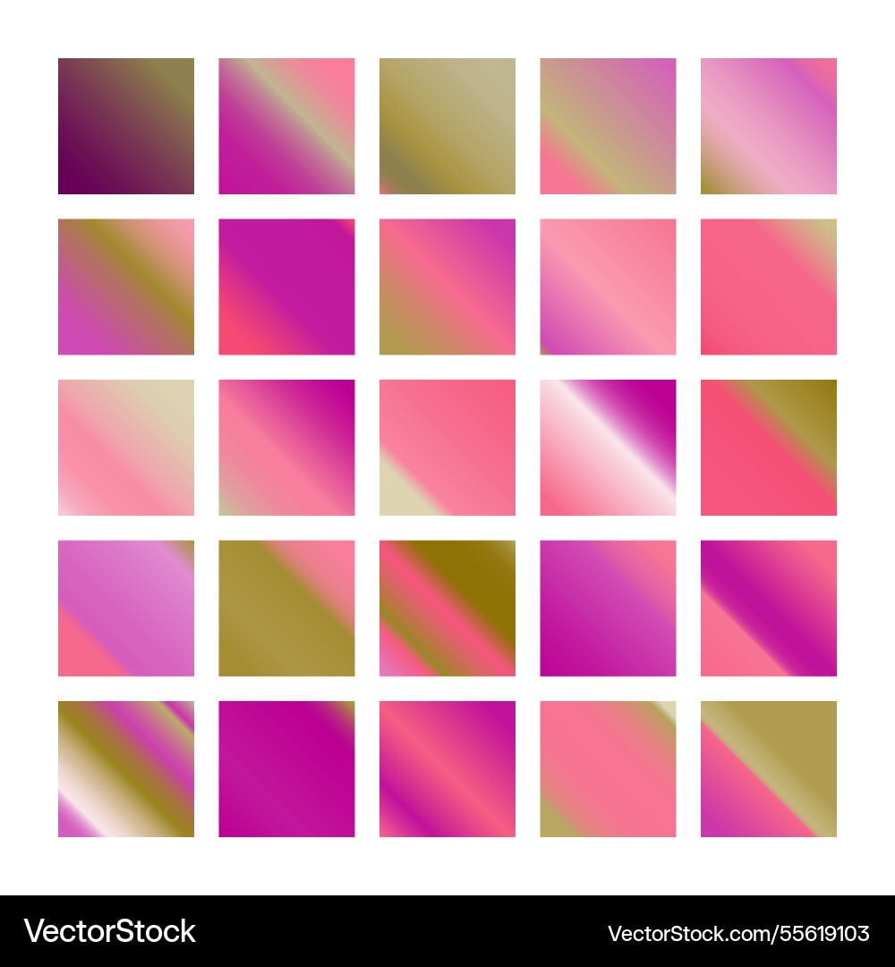 Mobile screen lock display collection of colorful vector image