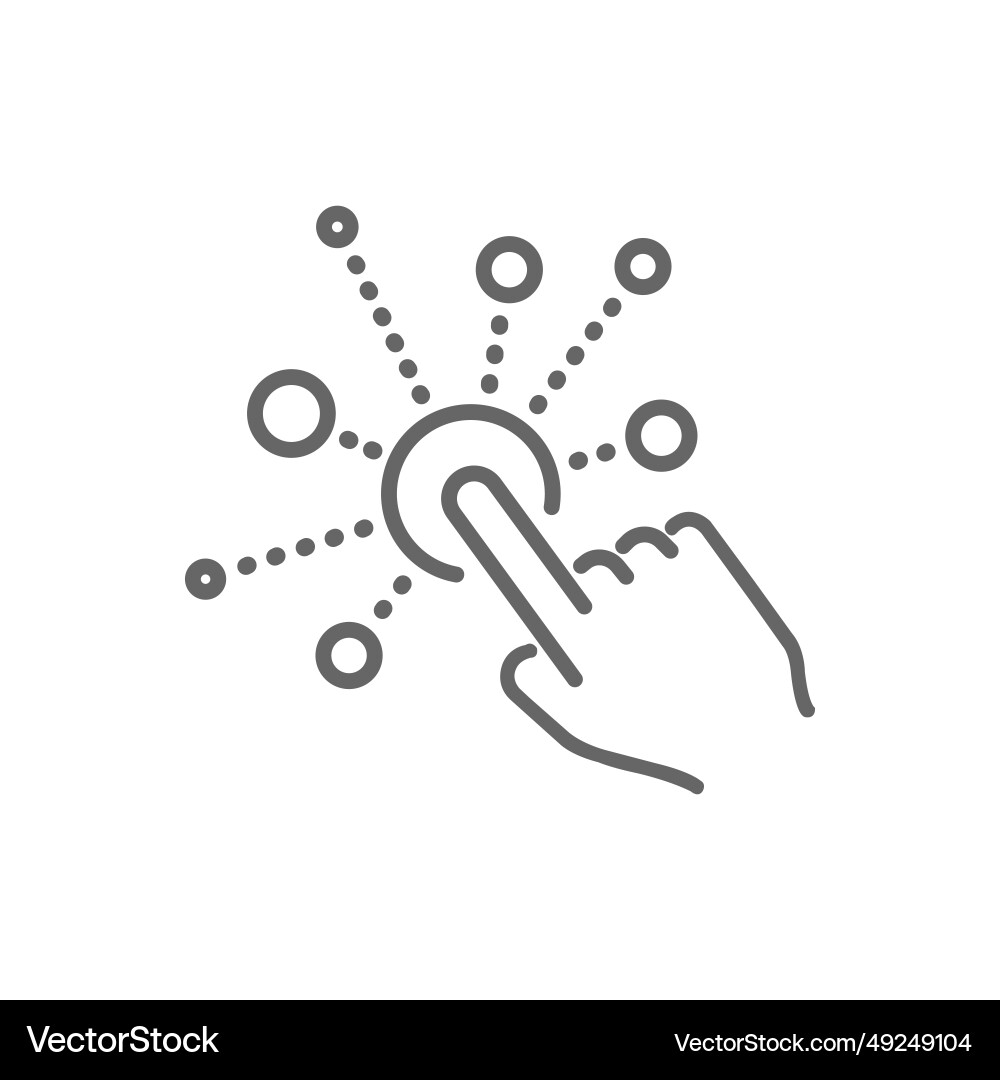 Eps10 of an interaction icon vector image