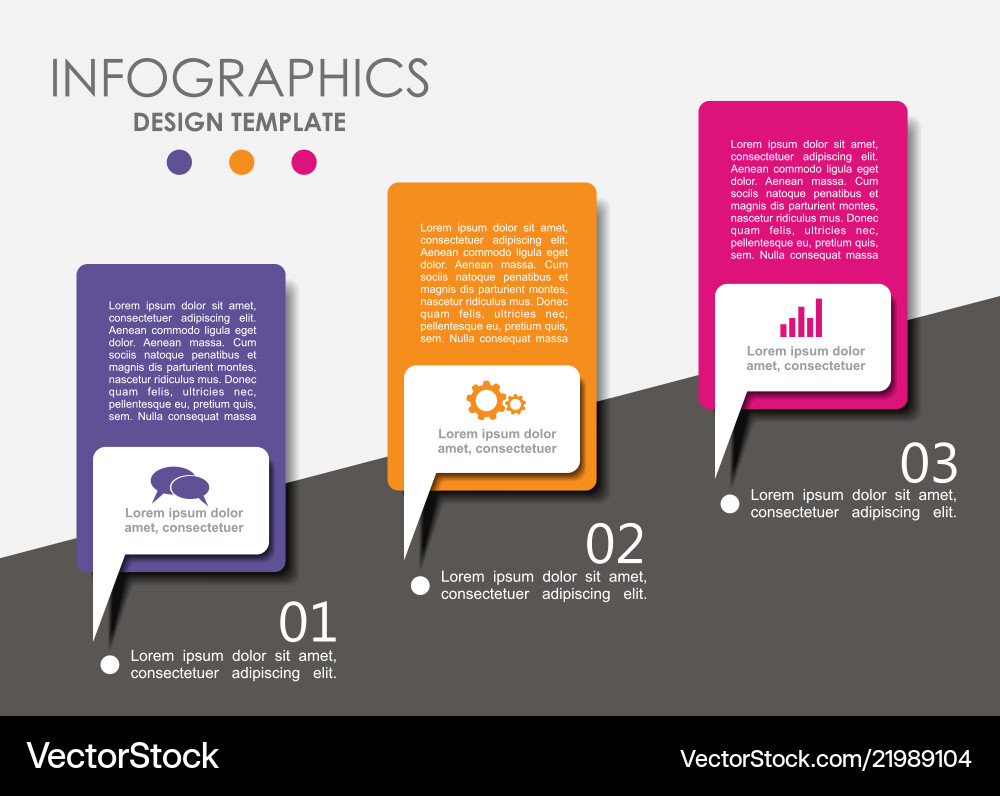 Infographic design template with place for your Vector Image