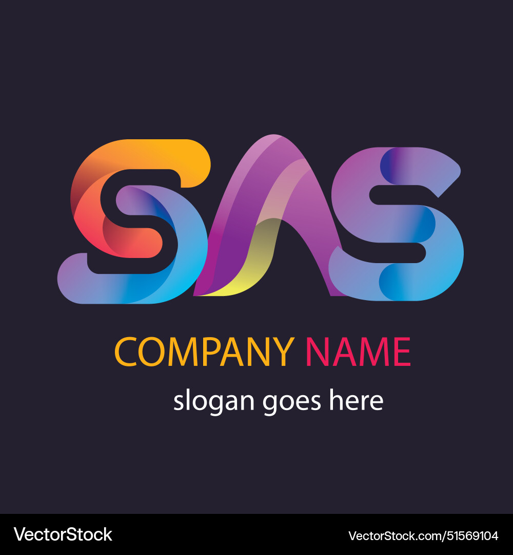 Logo sas Royalty Free Vector Image - VectorStock