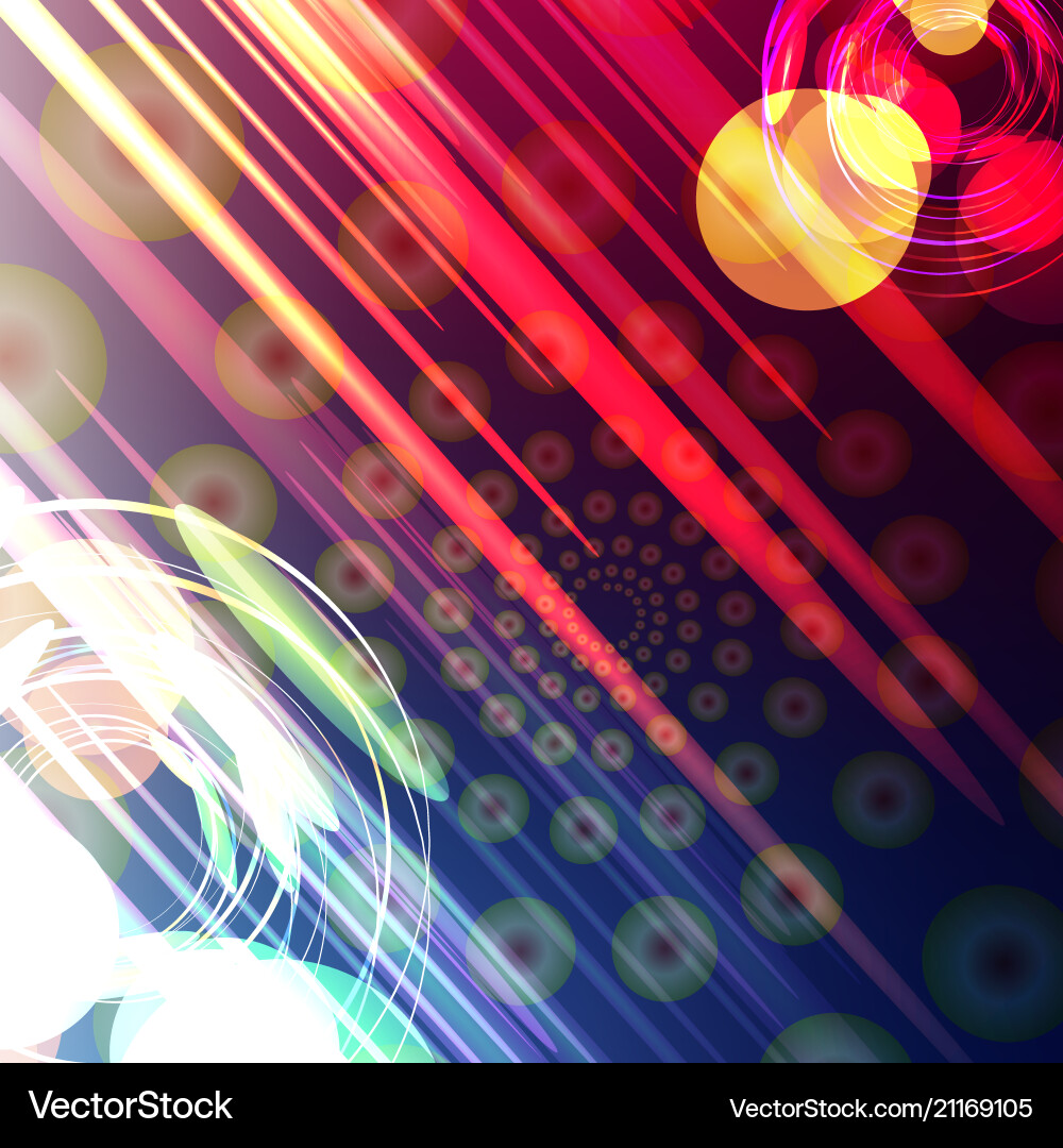 Abstract background with color light vector image
