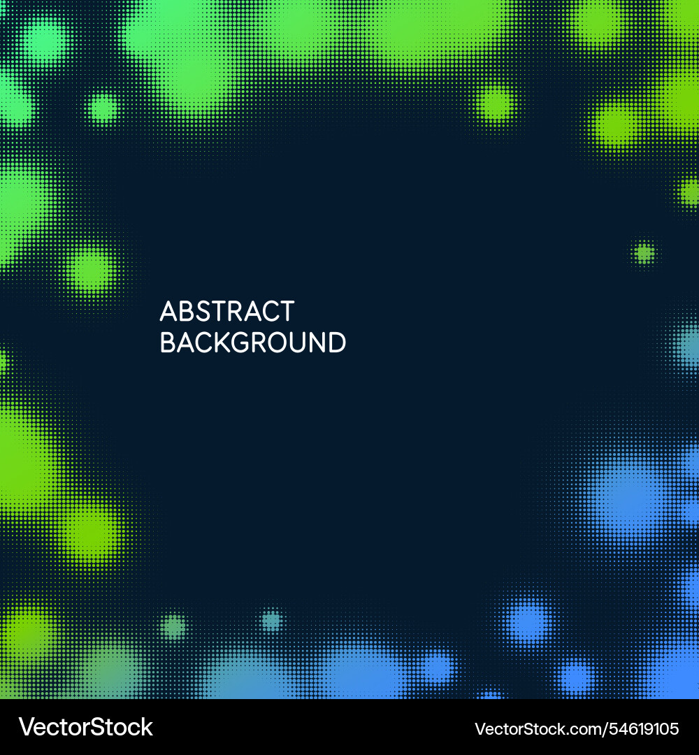 Abstract of round particles the dots form Abstract of round particles the dots form Vector Image