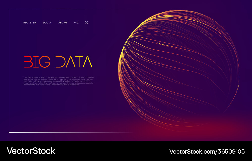 Business data structure analysis digital Business data structure analysis digital vector image