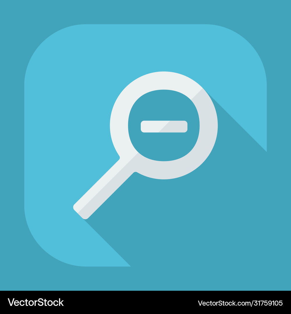Flat modern design with shadow icon player Vector Image
