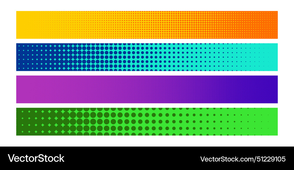 Set of abstract halftone colorful backgrounds Set of abstract halftone colorful backgrounds vector image
