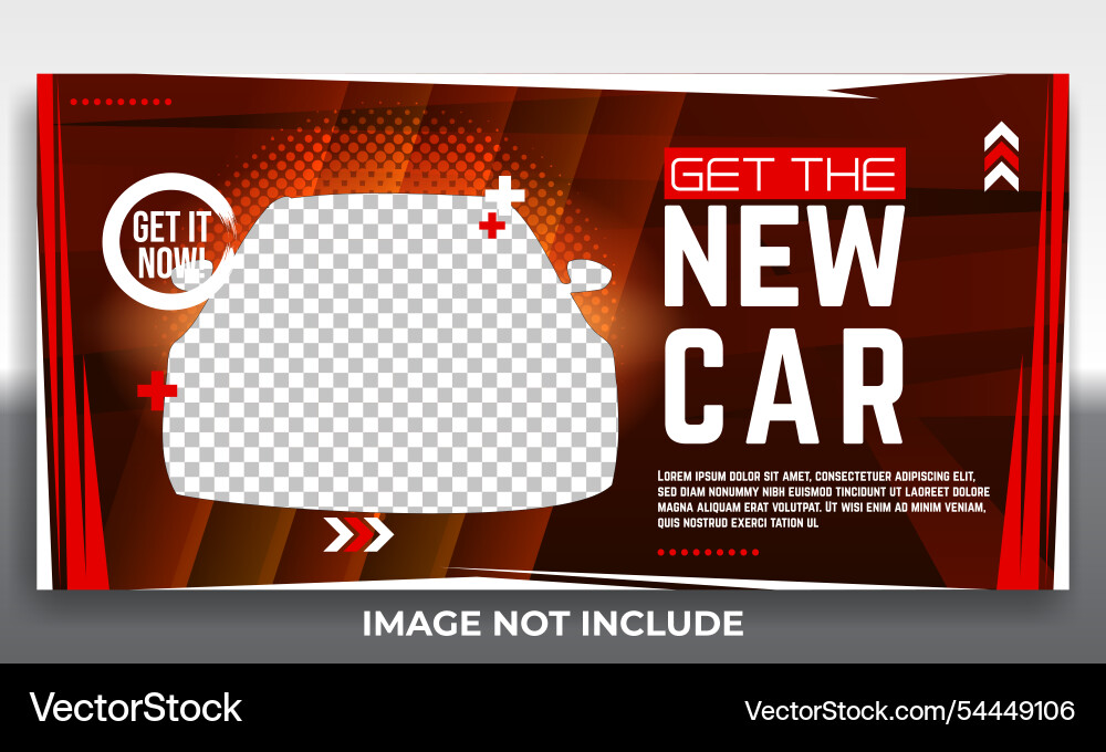 Best car promotion poster template design Best car promotion poster template design Vector Image