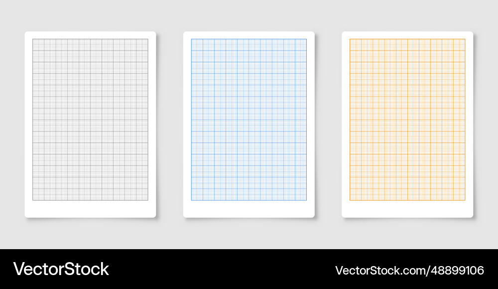Sheet of graph paper with grid millimeter Sheet of graph paper with grid millimeter vector image