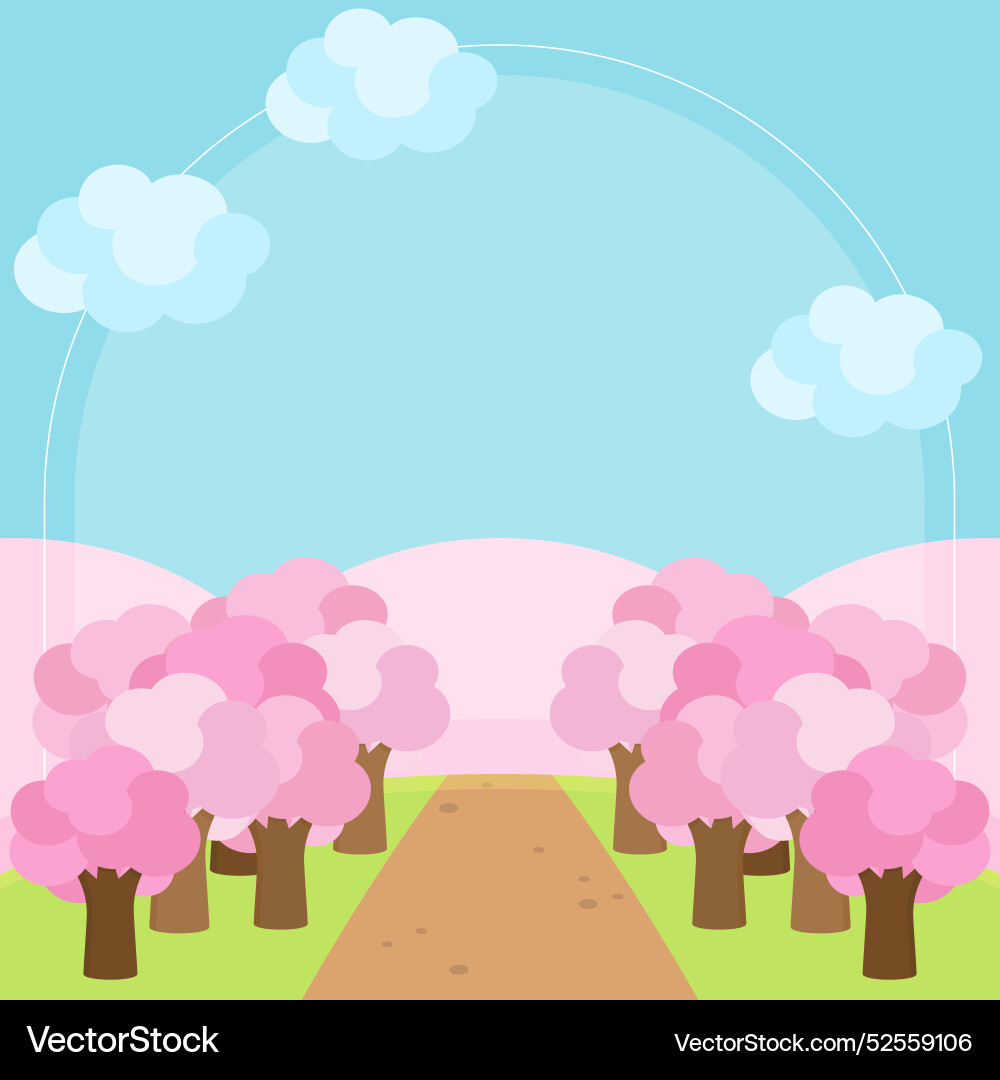 Spring forest background 1 Spring forest background 1 Vector Image