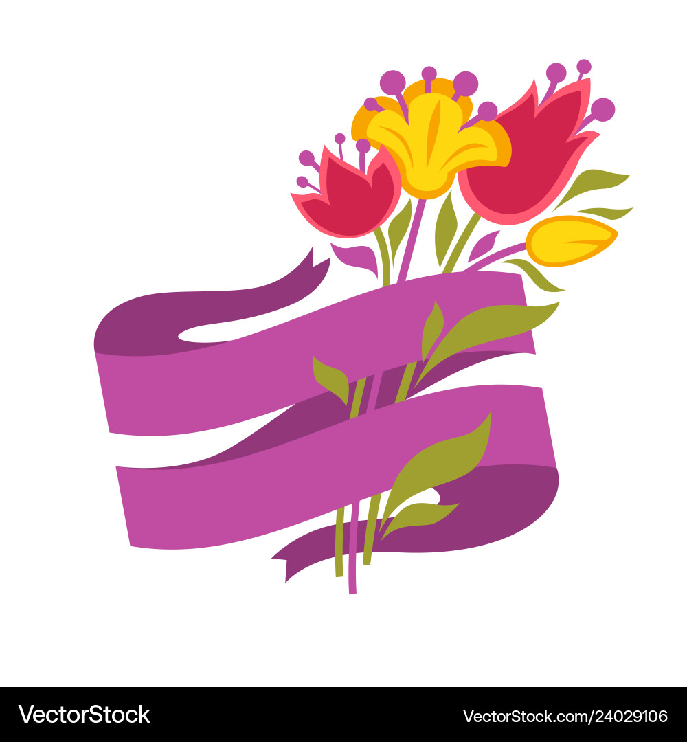 Spring greeting baneer with space for text Spring greeting baneer with space for text vector image