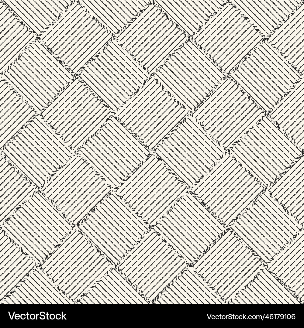 Textured Woven Check Pattern vector image