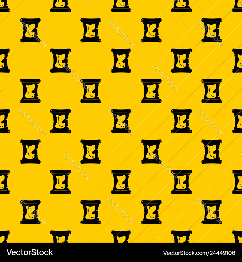 Treasure map pattern vector image