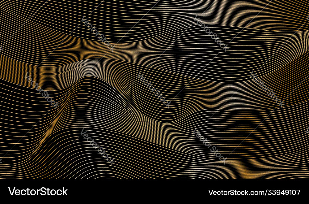 Abstract minimal background with wavy vector image