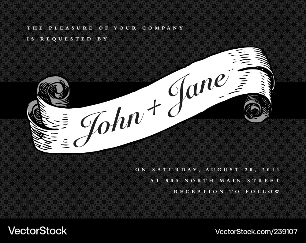 Antique Scroll Frame & Background vector image