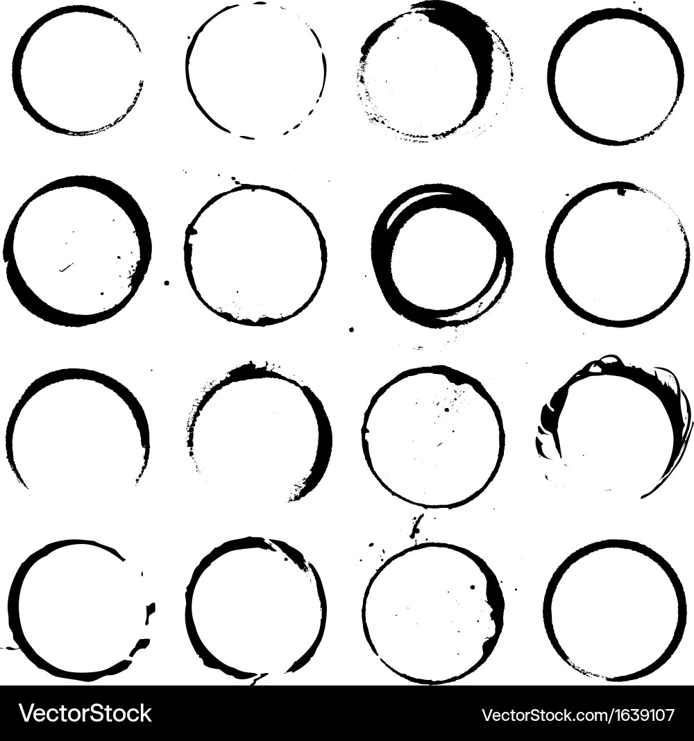 Circle Element Collection vector image