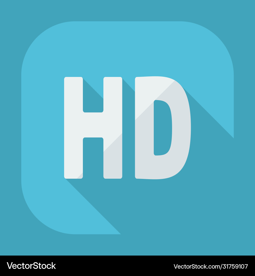 Flat modern design with shadow icon player vector image